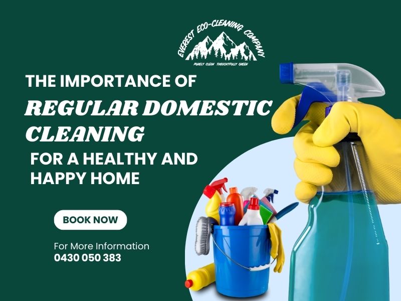 The Importance of Regular Domestic Cleaning for Healthy and Happy Home