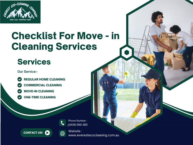 A Checklist for Move-in Cleaning Services in Brisbane