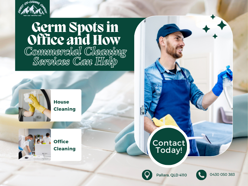 Germ Spots in Office and How Commercial Cleaning Services Can Help